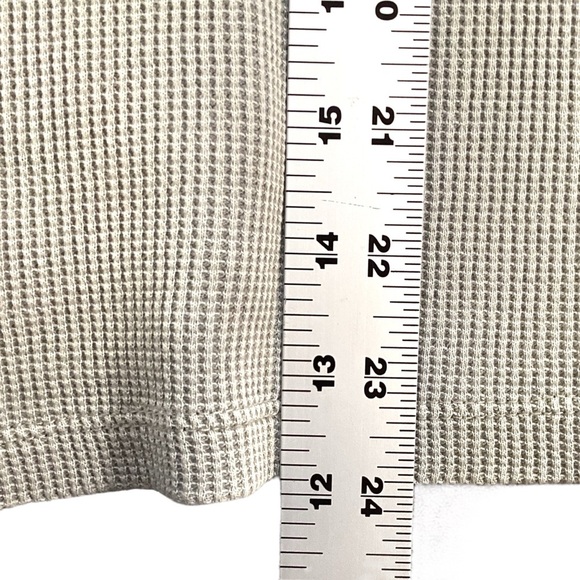 Sundance Everyday Compliments Thermal Knit Cowl Neck Embroidered Sleeve Top - Picture 8 of 10